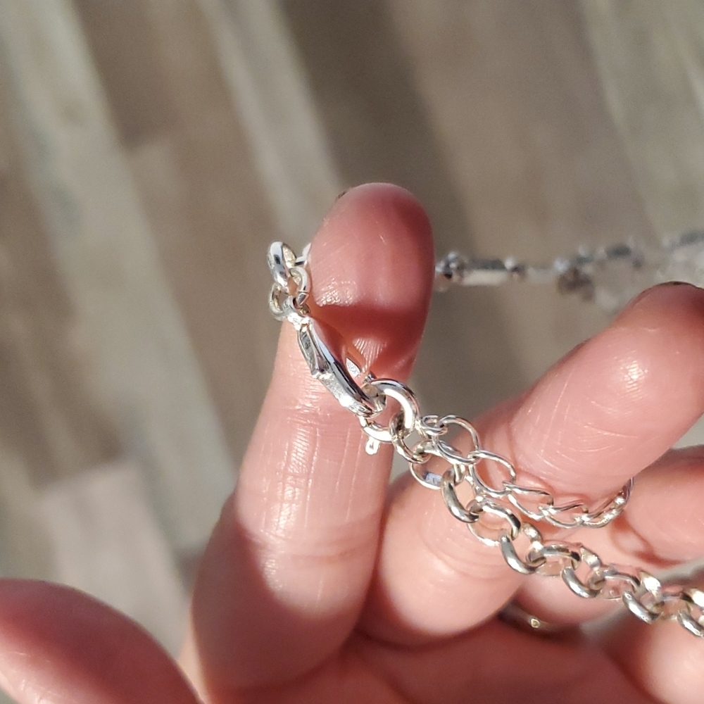 Silver Plated Premier Designs Statement Necklace - image 7